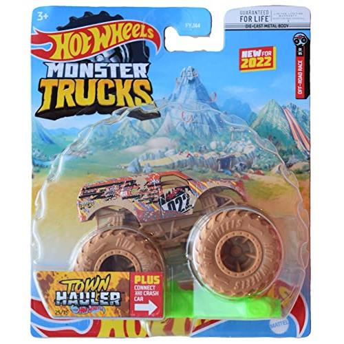 ホットウィール マテル ミニカー DodgeRam2 Hot Wheels Monster Trucks Town Hauler， Connect and Cras