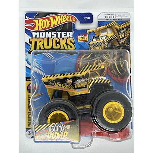 ホットウィール マテル ミニカー HNM35-0910 Hot Wheels Monster Trucks 2023 #0023 Freestyle Wrecker｜maniacs-shop