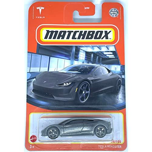 ホットウィール マテル ミニカー HFP14-4B10 Matchbox 2022 - Tesla Roadster [Silver] 75/100