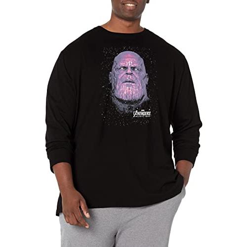 Tシャツ キャラクター ファッション MARL0186-20001007 Marvel Big & Tall Thanos Men's Tops Short S