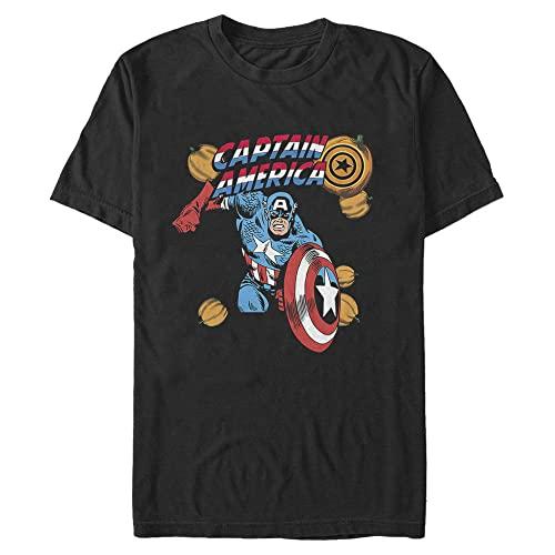 Tシャツ キャラクター ファッション MARV1697-20001007 Marvel Big & Tall Classic Captain Pumpkins