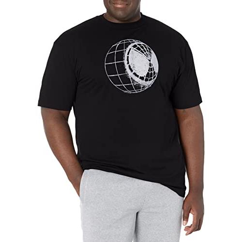 Tシャツ キャラクター ファッション MARF0939-20001007 Marvel Big & Tall Spider-Man Globe Men's To｜maniacs-shop