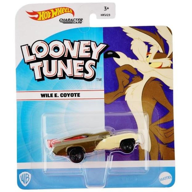 ホットウィール マテル ミニカー Hot Wheels Character Cars 1:64 Scale Looney Tunes (Wile E. Coyote