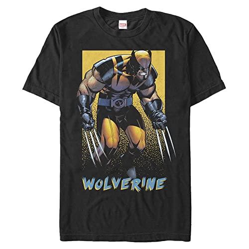 Tシャツ キャラクター ファッション MARV1069-20001007 Marvel Big & Tall Classic Wolverine Pop Men