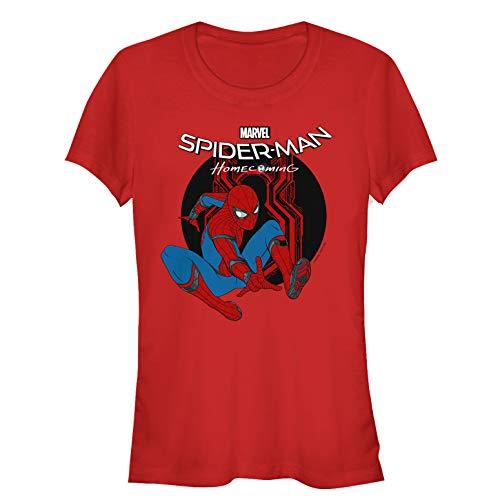 Tシャツ キャラクター ファッション MARF0411-60001004-RED-XL Marvel Junior's Spider-Man: Homecomi