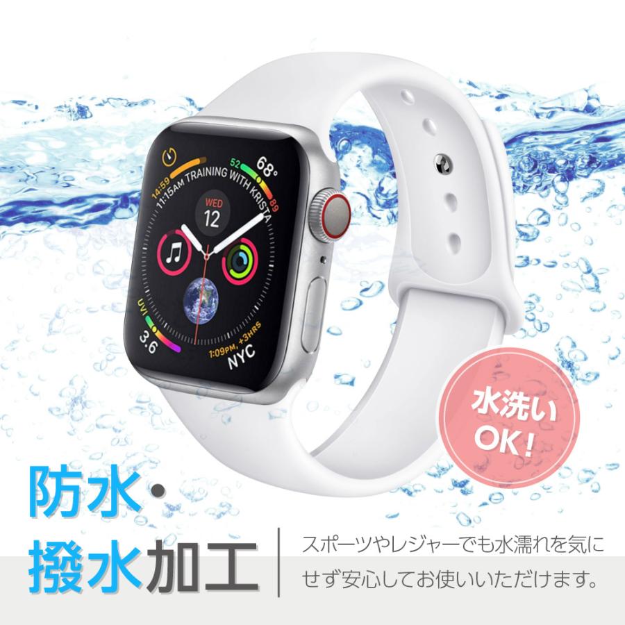 アップルウォッチ バンド ベルト 交換用 シリコン スポーツタイプ Applewatch 40mm 44mm 38mm 42mm 0058 Manjiro 通販 Yahoo ショッピング