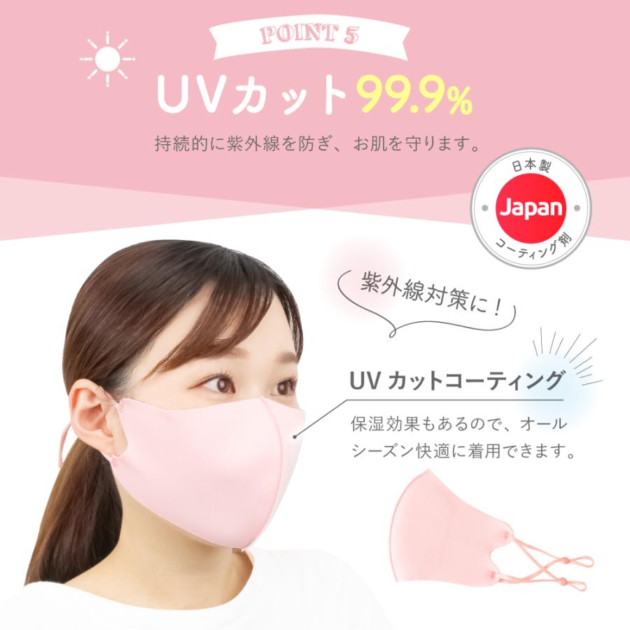 ロロマスク 冷感 洗えるマスク 夏用 接触冷感 フィルター付 大人 子供