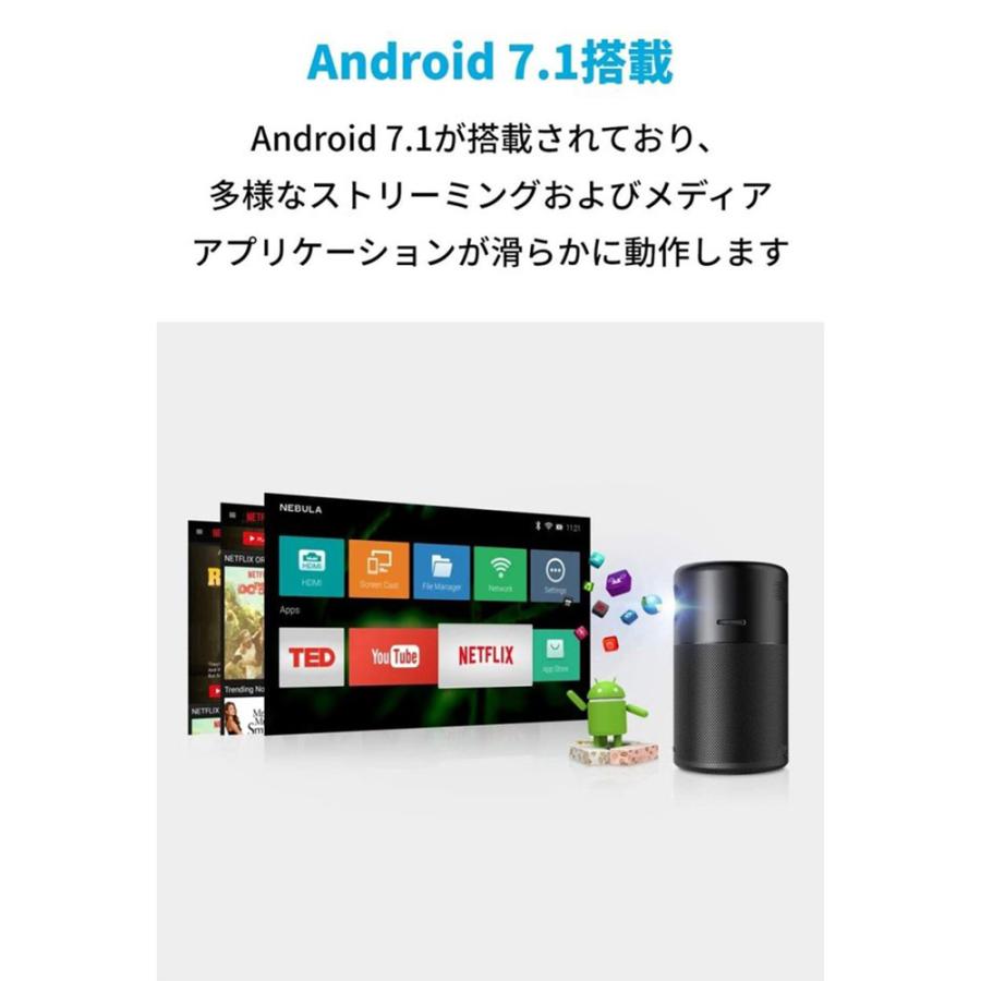 Anker モバイル プロジェクター Nebula Capsule Pro コンパクト 360度