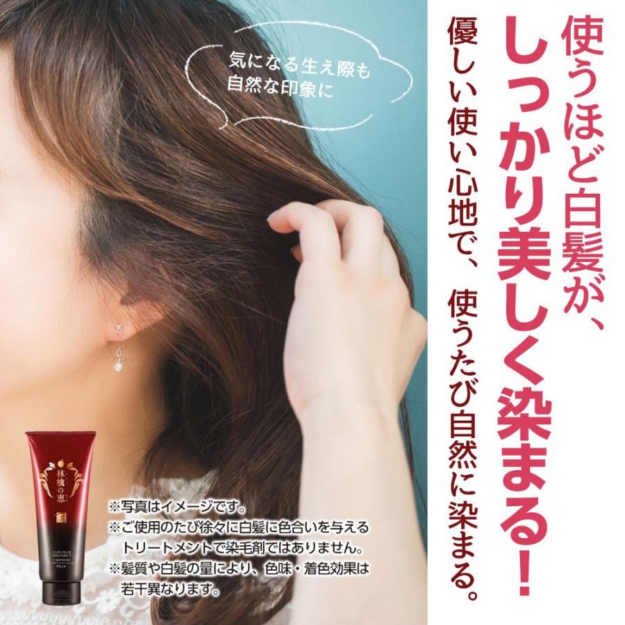 ヘアカラートリートメント 林檎の恵 一花 3本セット 白髪染め ヘアカラートリートメント 林檎の恵 一花 3本セット 白髪染め