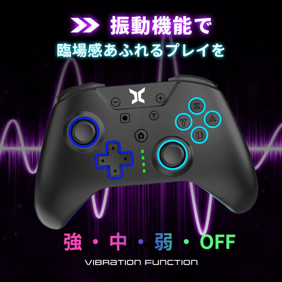 switchコントローラー 8587 Wireless Bluetooth Game Controller