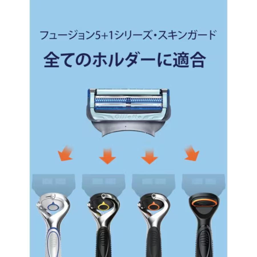 Gillette ジレット スキンガード 電動タイプ 替刃 8個入 髭剃り