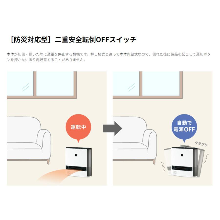 プラズマクラスター SHARP シャープ 加湿セラミックファンヒーター HX