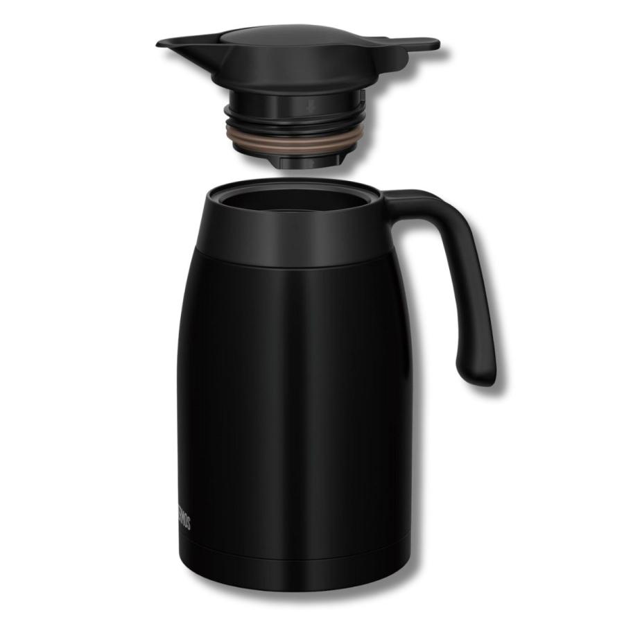THERMOS（サーモス） ステンレスポット 1.5L マットブラック 保温保冷