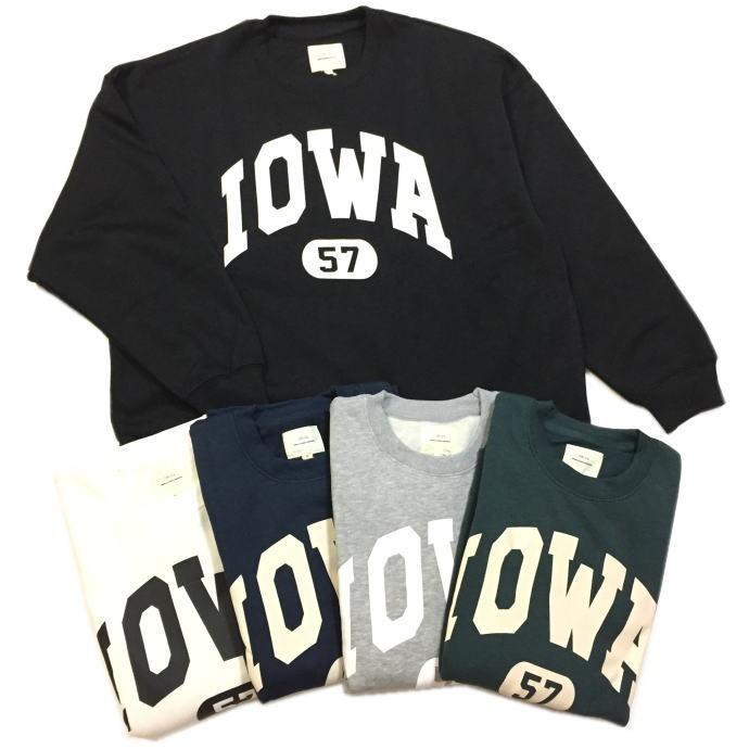 CORISCO（コリスコ） IOWA アイオワ カレッジ 裏起毛 BIGトレーナー