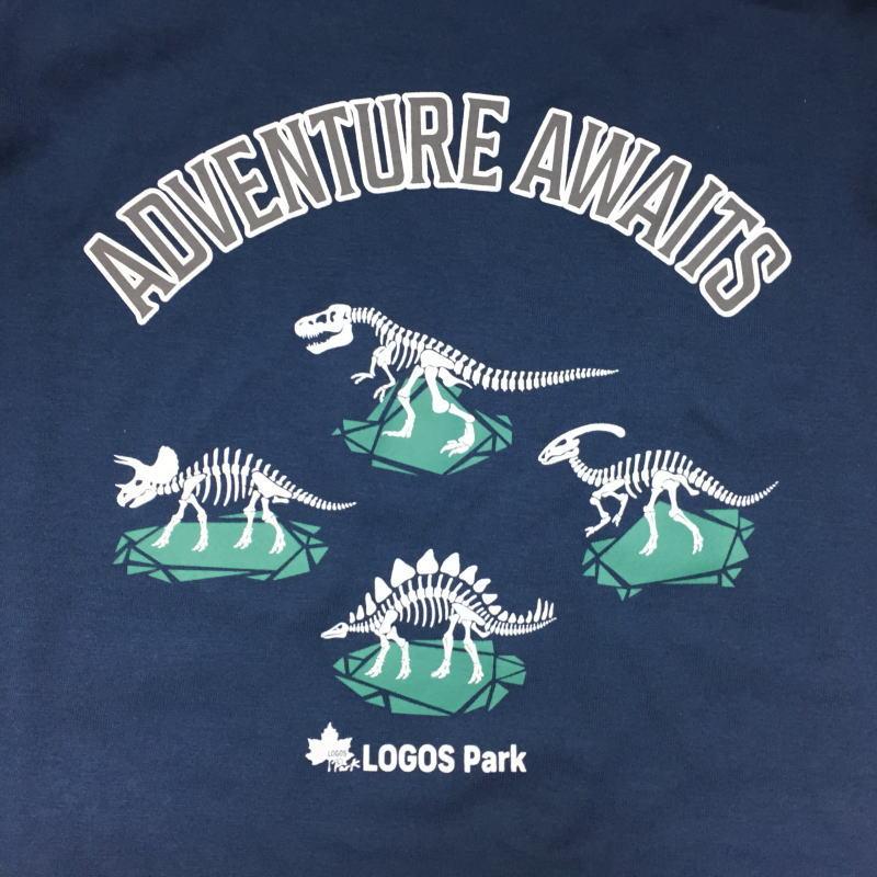 LOGOS ロゴス Tシャツ 長袖Tシャツ LOGOS Park ロゴスパーク 恐竜 化石 バックプリント ロンT ユニセックス アウトドア キャンプ ストリート タウンユース | LOGOS | 14