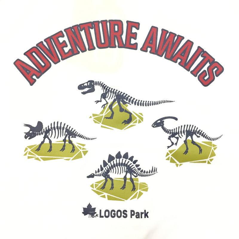 LOGOS ロゴス Tシャツ 長袖Tシャツ LOGOS Park ロゴスパーク 恐竜 化石 バックプリント ロンT ユニセックス アウトドア キャンプ ストリート タウンユース | LOGOS | 15