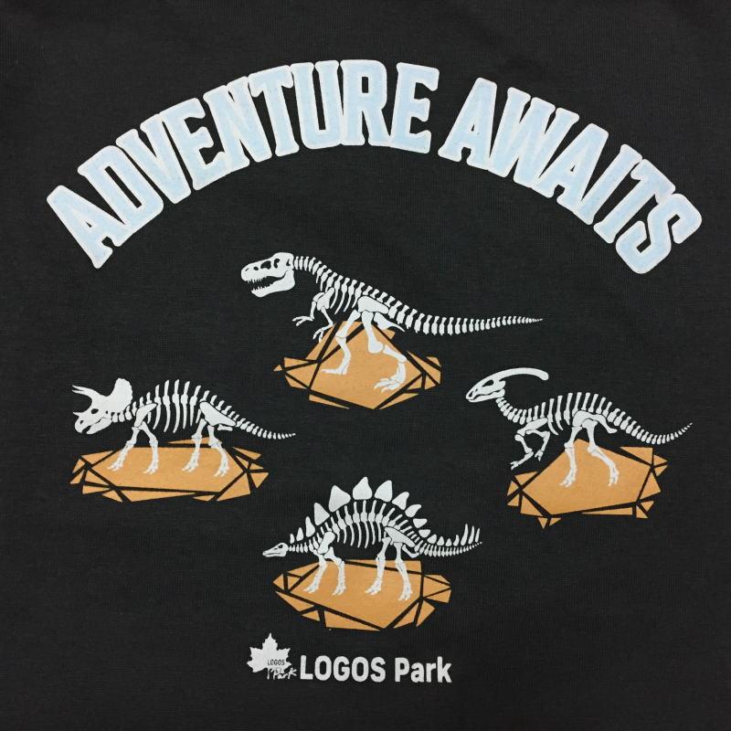 LOGOS ロゴス Tシャツ 長袖Tシャツ LOGOS Park ロゴスパーク 恐竜 化石 バックプリント ロンT ユニセックス アウトドア キャンプ ストリート タウンユース | LOGOS | 16