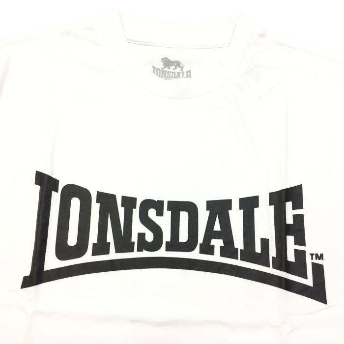 LONSDALE ロンズデール ロゴプリント Tシャツ 半袖 ブランドロゴ 綿ポリTシャツ ポリコットン 吸水 軽量 快適 タウンユース