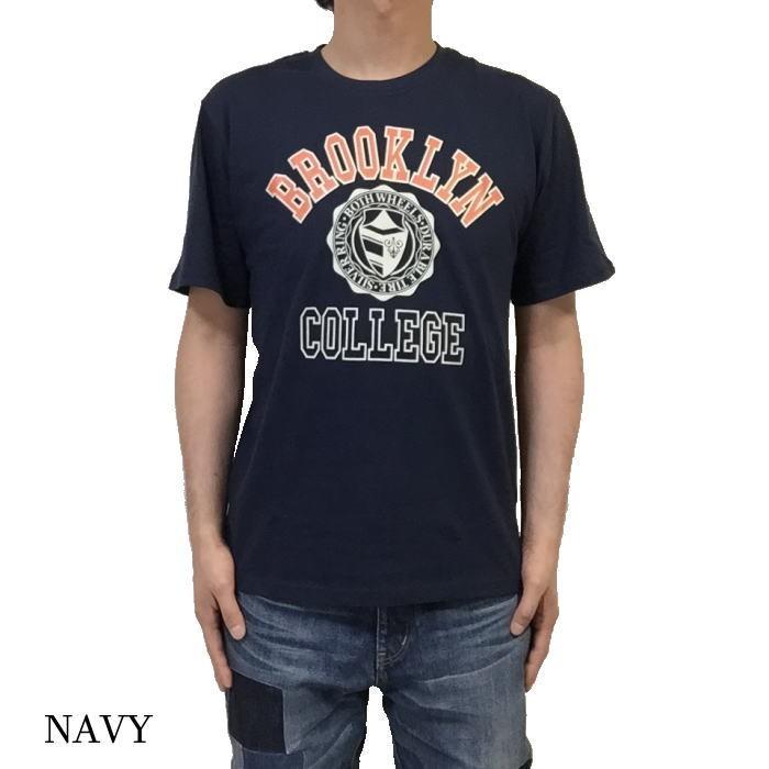 アメカジ ｔシャツ 綿100 ｂｒｏｏｋｌｙｎ ブルックリン ニューヨーク カレッジ ｔシャツ シティロゴ メンズ レディース Om Brkl Vespucci 通販 Yahoo ショッピング