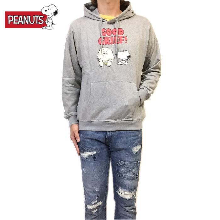PEANUTS ピーナッツ SNOOPY スヌーピー 裏毛 スウェット パーカー GOOD