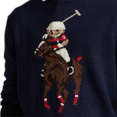 POLO RALPH LAUREN ポロ ラルフローレン メンズ Polo ベア ＆ Big Pony セーター ポロベア ビッグポニー セーター  ポロベア