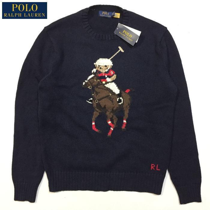 POLO RALPH LAUREN ポロ ラルフローレン メンズ Polo ベア ＆ Big Pony セーター ポロベア ビッグポニー セーター  ポロベア