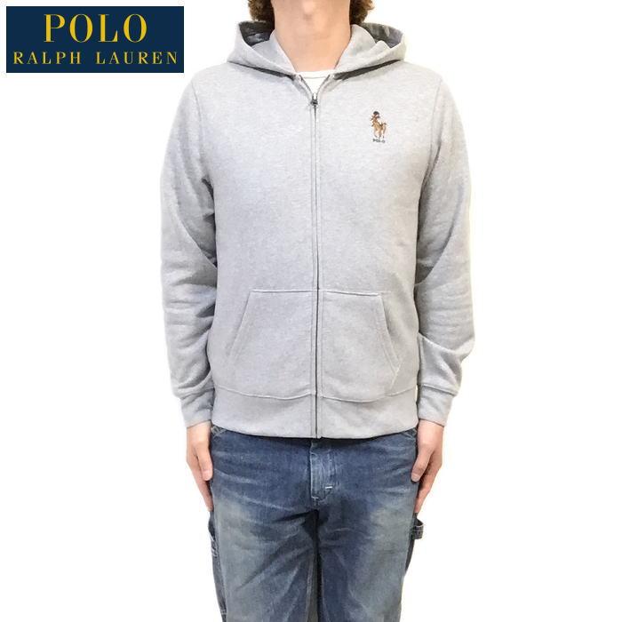 POLO RALPH LAUREN メンズＭ相応 ポロ ラルフローレン ポロベア & Big Pony フリース ジップアップ フーディー スウェット パーカー ポロベアー｜mankichi1978｜04