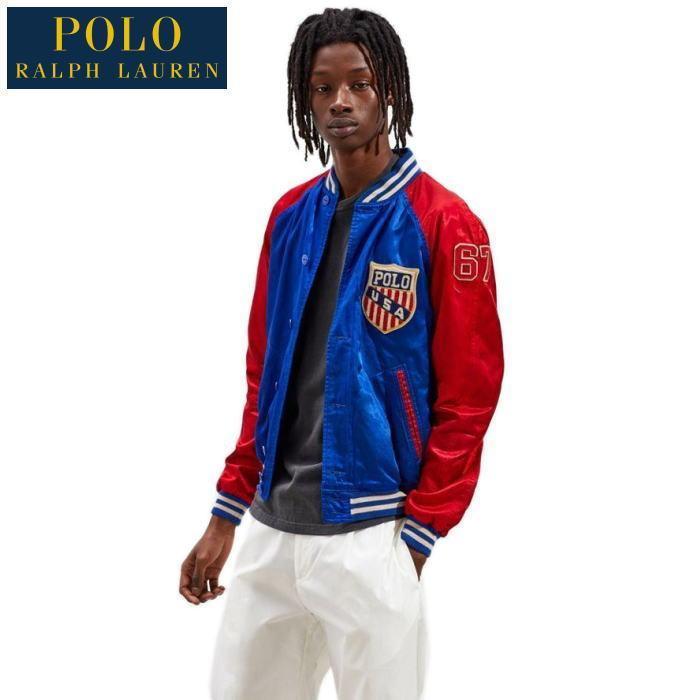 POLO RALPH LAUREN ポロ ラルフローレン サテン バーシティ インスパイ