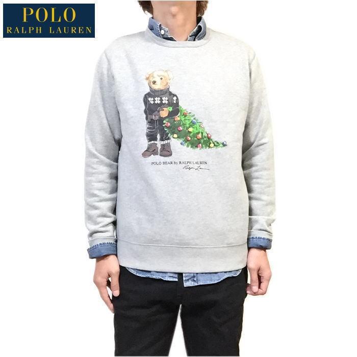 POLO RALPH LAUREN　メンズＭ〜Ｌ相応 ポロ ラルフローレン ポロベアー　フリース スウェット トレーナー ボーイズＸＬ クリスマス  ホリデー ベア ポロベア : prl-xmas-holiday-bear-sweatshirt : Vespucci - 通販 -