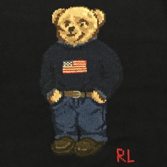 Polo Ralph Lauren ポロ ラルフローレン ポロベア コットンセーター ボーイズｘｌ Bear ポロベア フラッグセーターベア Rl Flagbear Sweater Vespucci 通販 Yahoo ショッピング