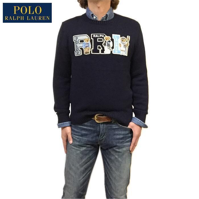 う*り様 ポロベア　ニット　セーター　ラルフローレン　ボーイズXL（メンズM相当 う*り様 ポロベア ニット セーター ラルフローレン ボーイズXL