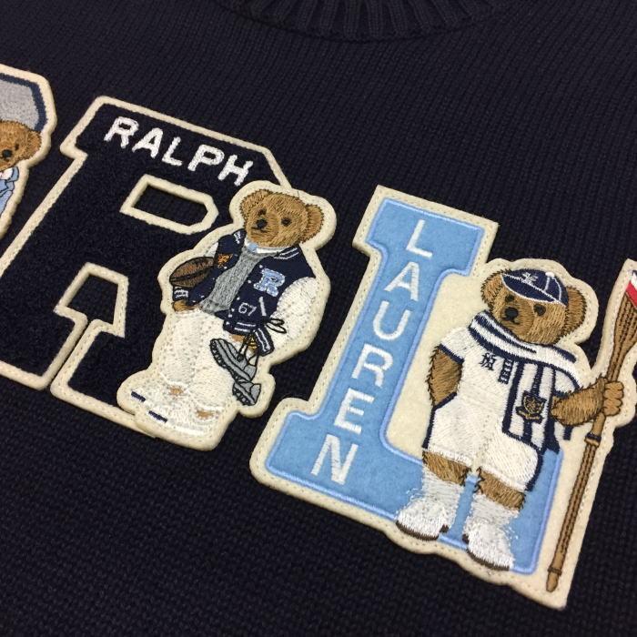 う*り様 ポロベア　ニット　セーター　ラルフローレン　ボーイズXL（メンズM相当 う*り様 ポロベア ニット セーター ラルフローレン ボーイズXL