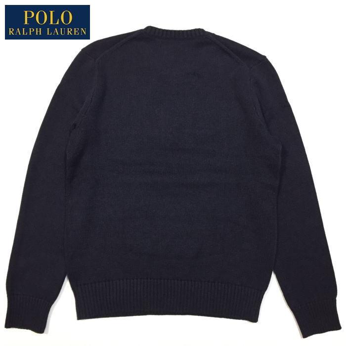POLO RALPH LAUREN メンズM相応 ポロベアー PRL ロゴ セーター