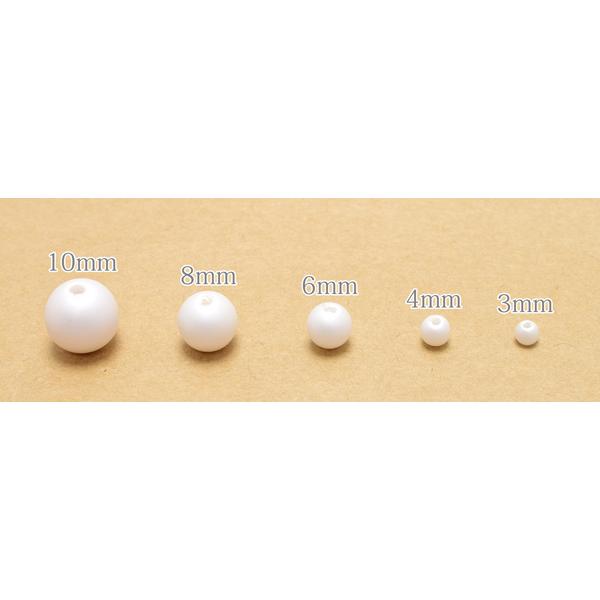 10mm つや消しマットカラーパール 10個 ［在庫限り］ : まんま母さんの