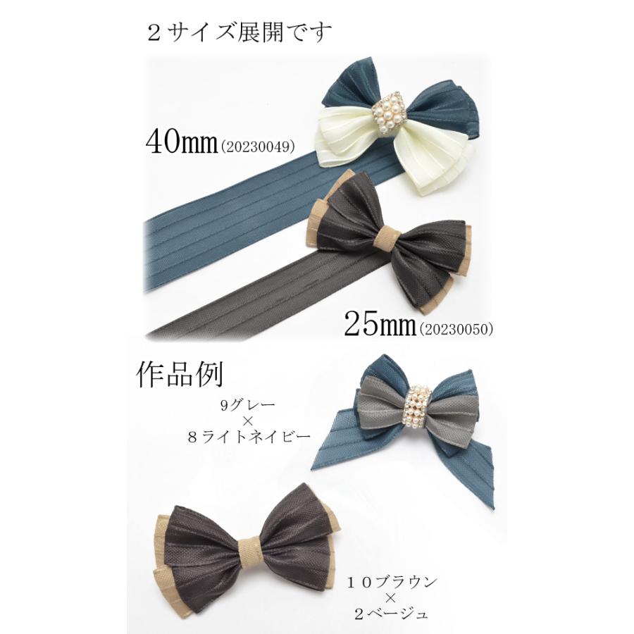 25mm シースルーボーダーリボン 韓国製 2m 「在庫限り」 : まんま 