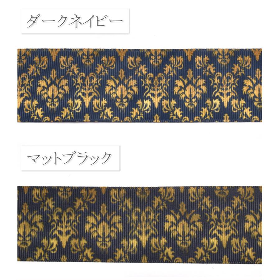 プリントリボン アンティークダマスクリボン 幅38mm 1m単位 切り売り