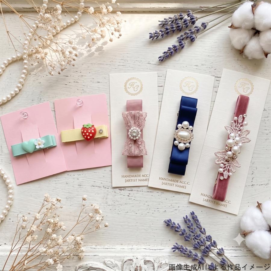 やっとこピン 四角フラット シルバー ヘアクリップ10個 「35mm／46mm