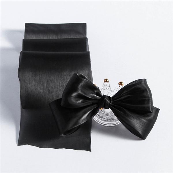 ririn☆様レア♡アラシャン瑪瑙リボン付きくまちゃん♡No.1694 15点 シルク風シャイニングシアーリボン 幅80mm 1m単位 切り売り (2m