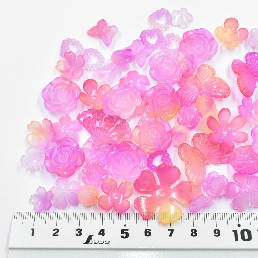 手芸パーツ 『デコパーツミックス フェザー ピンク DW-07』 KIYOHARA 清原 : ユザワヤ - 通販 - Yahoo!ショッピング デコパーツアソート❤︎ピンク系　☆*:.｡..｡.:*☆  No.007