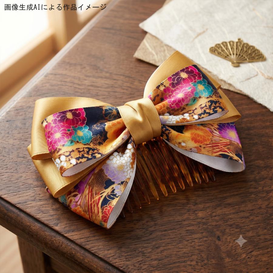 和柄 38mm幅 柄9〜16 約1m（98cm）カット済み 「グログランリボン 