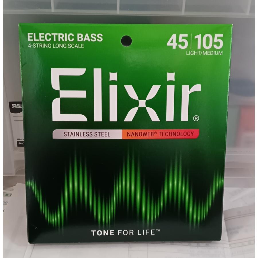 Elixir エリクサー ベース弦  ステンレス Light/Medium .045-.105#14677