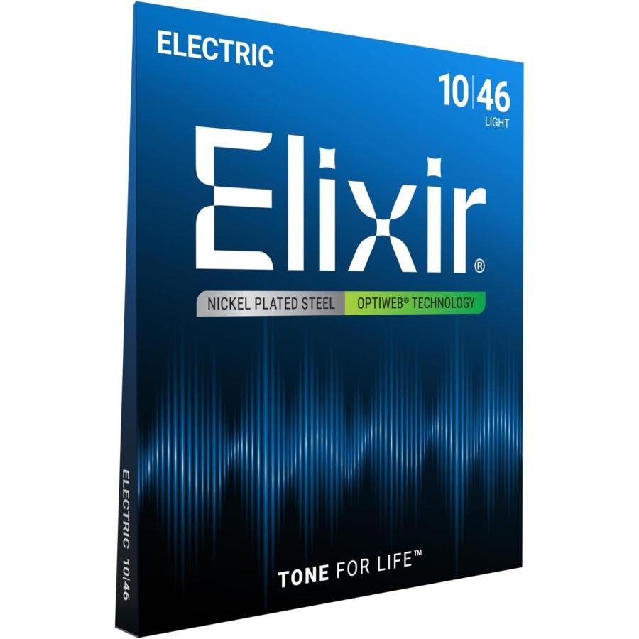 Elixir エリクサー エレキギター弦 OPTIWEB Light .010-.046 #19052 【国内正規品】