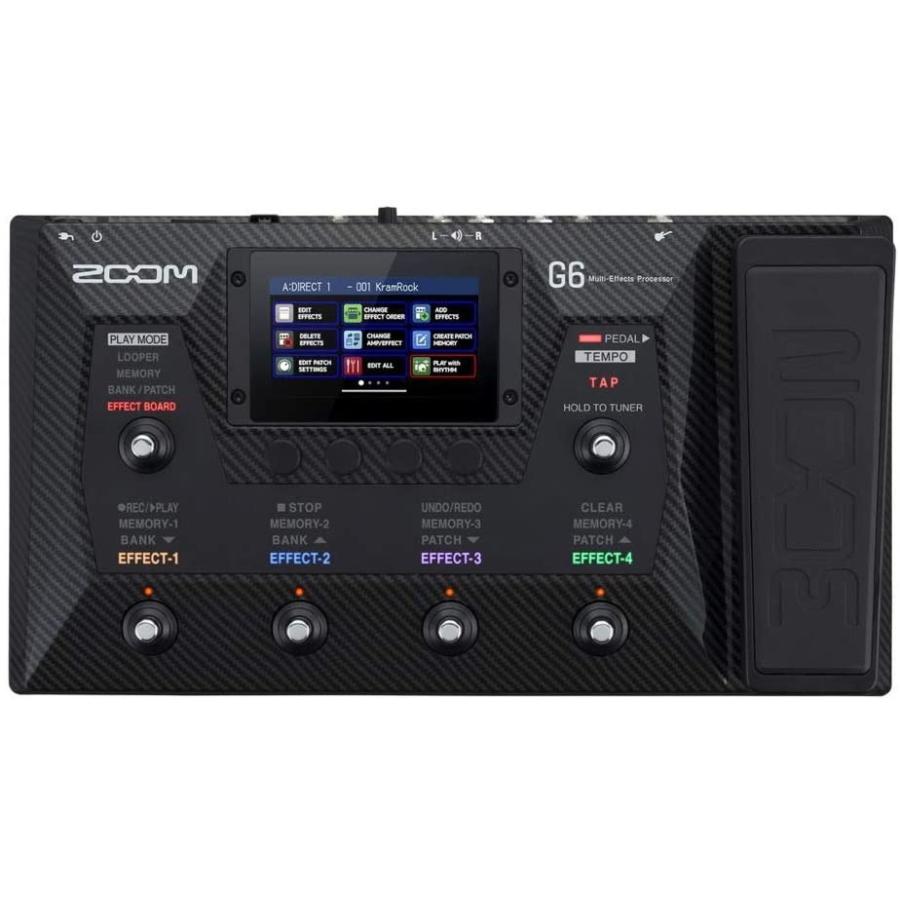 美品ZOOM G6 ギターエフェクター おまけ付　元箱あり ZOOM G6 ギターマルチエフェクター ズーム : 楽器店まんまん堂