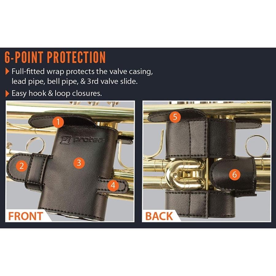 protec L226SP トランペット用レザーバルブガード プロテック : 楽器店