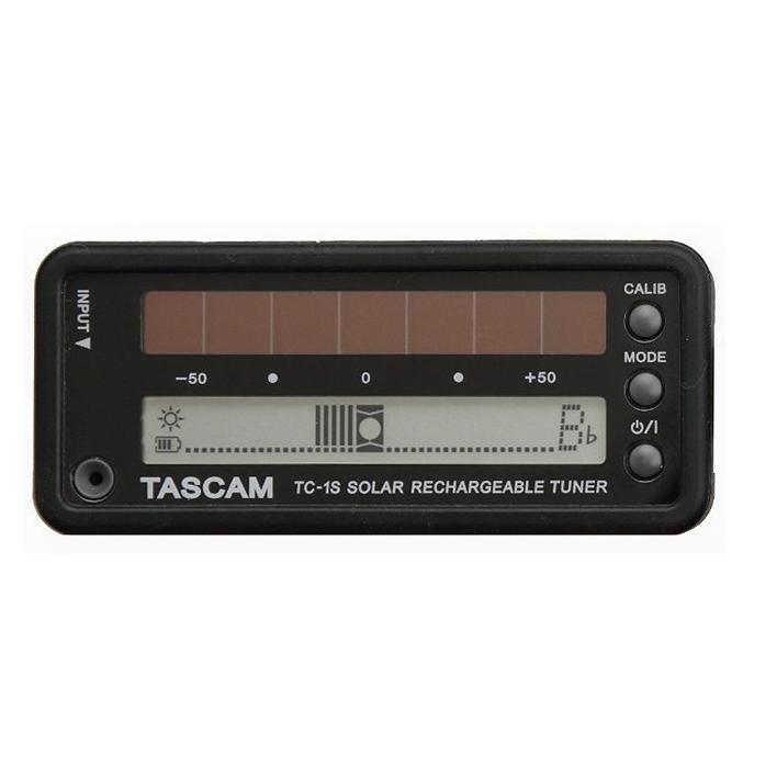 TASCAM TC-1S BLK 太陽光充電クロマチックチューナー｜manmandougakki｜02