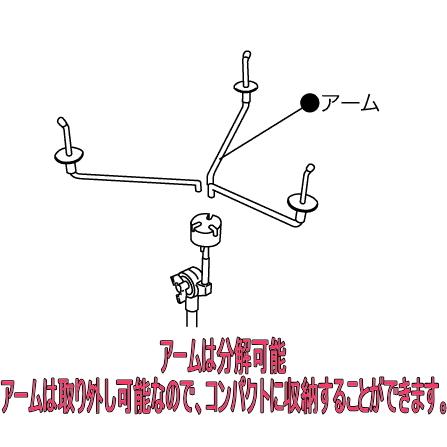 タンバリン スタンド TMB-150 AIDA アイダ : 楽器店まんまん堂 - 通販