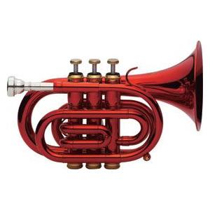 Jマイケル ポケットトランペット TR-400PCL RED