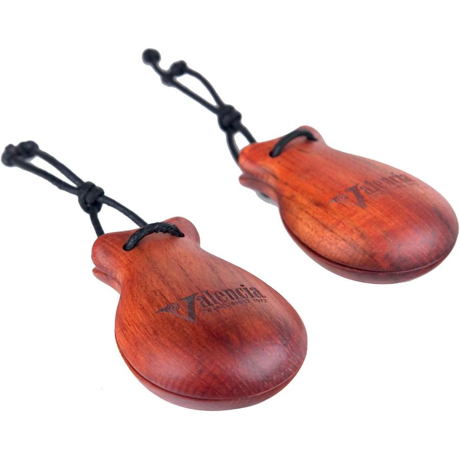 美品 フラメンコ カスタネット Valencia フラメンコ カスタネット チーク材 幅 約6.5cm X 高さ