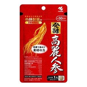 小林製薬 発酵高麗人参   約30日分 30粒｜manmaru-storem