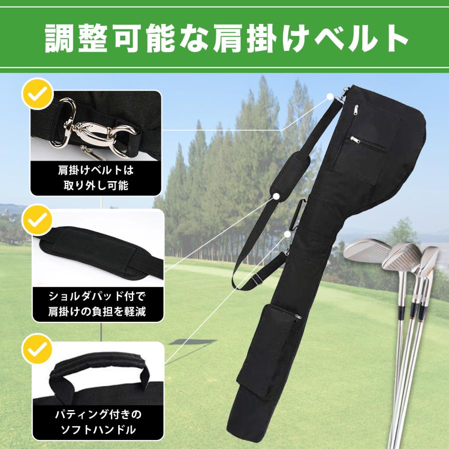 クラブケース ゴルフケース ゴルフバッグ カバー バッグ 練習用 ホルダー 大容量 軽量 折りたたみ |  | 04